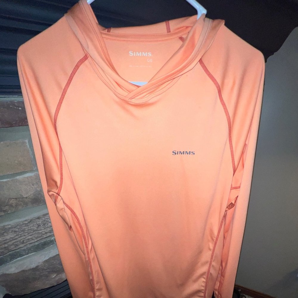 Sims - Summer hoodie - Orange - Size Large -